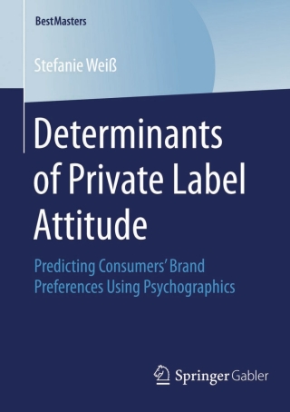 Cover image: Determinants of Private Label Attitude 9783658086718