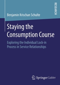 Immagine di copertina: Staying the Consumption Course 9783658087876