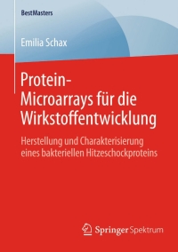 Immagine di copertina: Protein-Microarrays für die Wirkstoffentwicklung 9783658088026