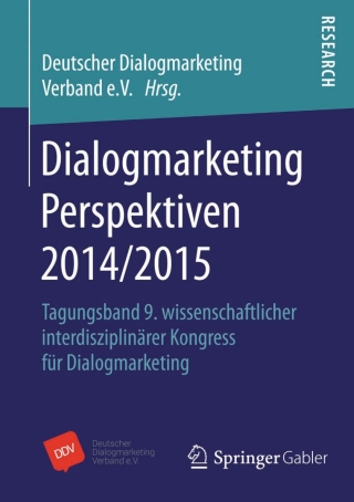 Imagen de portada: Dialogmarketing Perspektiven 2014/2015 1st edition 9783658088750