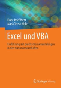 表紙画像: Excel und VBA 9783658088859