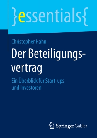 Cover image: Der Beteiligungsvertrag 9783658089153
