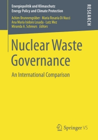 Cover image: Nuclear Waste Governance 9783658089610
