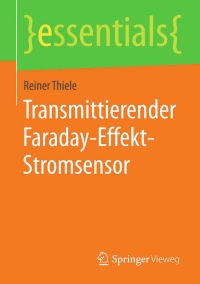 Immagine di copertina: Transmittierender Faraday-Effekt-Stromsensor 9783658090234
