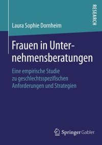 Cover image: Frauen in Unternehmensberatungen 9783658090319