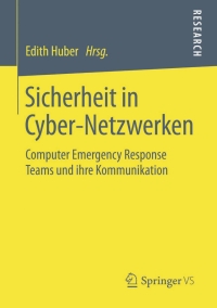 Imagen de portada: Sicherheit in Cyber-Netzwerken 9783658090579