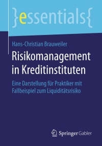 Cover image: Risikomanagement in Kreditinstituten 9783658090616