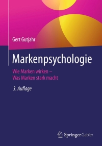 Cover image: Markenpsychologie 3rd edition 9783658091606