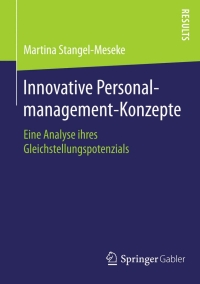 Cover image: Innovative Personalmanagement-Konzepte 9783658091705