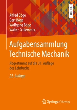 Cover image: Aufgabensammlung Technische Mechanik 22nd edition 9783658091767