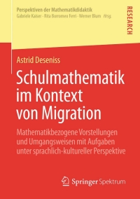 Imagen de portada: Schulmathematik im Kontext von Migration 9783658092023