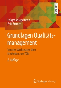 Omslagafbeelding: Grundlagen Qualitätsmanagement 2nd edition 9783658092207