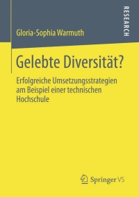 Cover image: Gelebte Diversität? 9783658092924