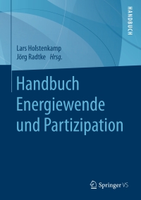 صورة الغلاف: Handbuch Energiewende und Partizipation 9783658094157