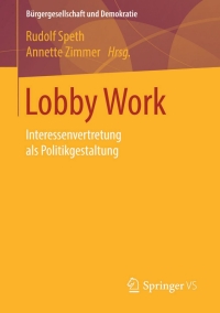 Cover image: Lobby Work 9783658094324