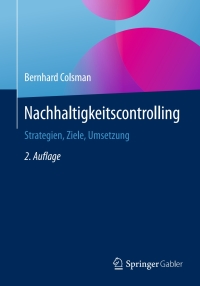 Cover image: Nachhaltigkeitscontrolling 2nd edition 9783658094362