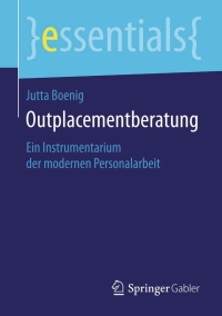 Imagen de portada: Outplacementberatung 9783658094928