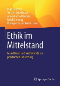 Imagen de portada: Ethik im Mittelstand 9783658095512