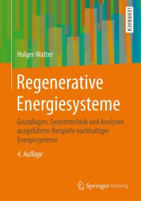 Cover image: Regenerative Energiesysteme 4th edition 9783658096373