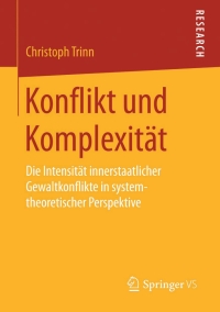 Cover image: Konflikt und Komplexität 9783658096434
