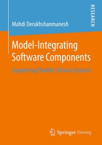Cover image: Model-Integrating Software Components 9783658096458