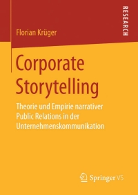 Cover image: Corporate Storytelling 9783658096724