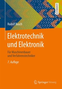 Cover image: Elektrotechnik und Elektronik 7th edition 9783658096748