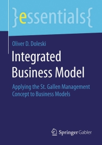 Imagen de portada: Integrated Business Model 9783658096977