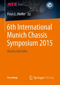 表紙画像: 6th International Munich Chassis Symposium 2015 9783658097103