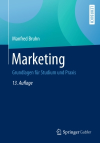 Cover image: Marketing 13th edition 9783658098025