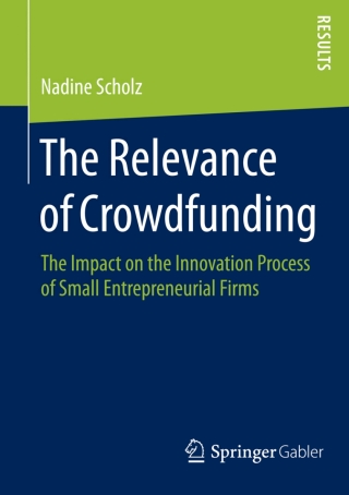 Cover image: The Relevance of Crowdfunding 9783658098360