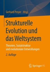 Titelbild: Strukturelle Evolution und das Weltsystem 2nd edition 9783658099060