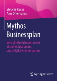 Imagen de portada: Mythos Businessplan 9783658099107