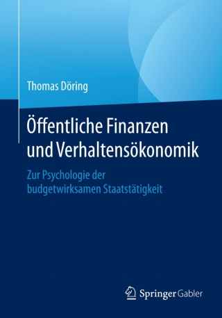 Cover image: Öffentliche Finanzen und Verhaltensökonomik 9783658099121