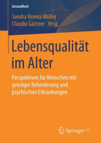 Cover image: Lebensqualität im Alter 9783658099756