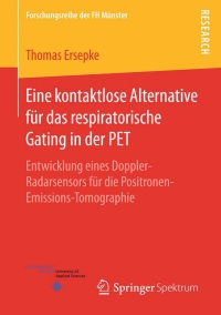 Cover image: Eine kontaktlose Alternative für das respiratorische Gating in der PET 9783658100216