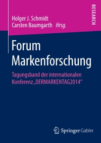 Cover image: Forum Markenforschung 9783658100544