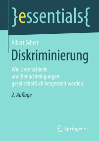 Immagine di copertina: Diskriminierung 2nd edition 9783658100667