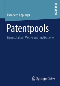 Cover image: Patentpools 9783658101084