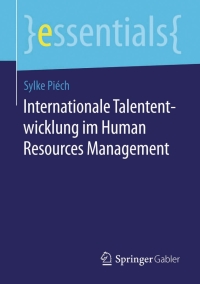 Cover image: Internationale Talententwicklung im Human Resources Management 9783658101251