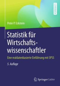 Cover image: Statistik für Wirtschaftswissenschaftler 5th edition 9783658102203