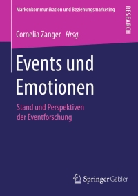 Immagine di copertina: Events und Emotionen 9783658103026