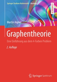 صورة الغلاف: Graphentheorie 2nd edition 9783658103224