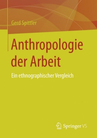 Imagen de portada: Anthropologie der Arbeit 9783658104337