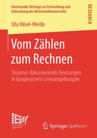 Cover image: Vom Zählen zum Rechnen 9783658106935