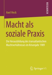 Immagine di copertina: Macht als soziale Praxis 9783658106973