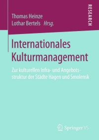 Cover image: Internationales Kulturmanagement 9783658108236