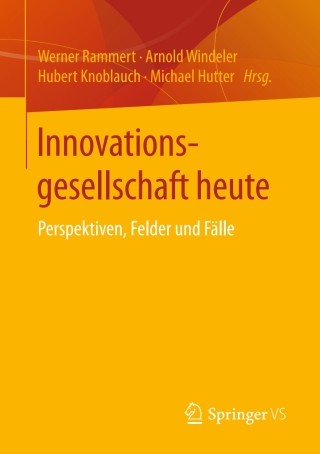 Imagen de portada: Innovationsgesellschaft heute 9783658108731