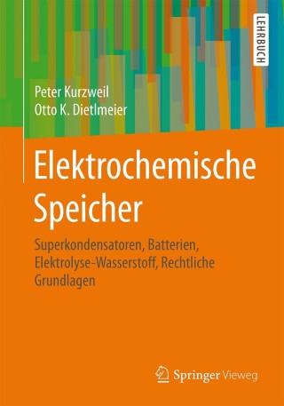 Imagen de portada: Elektrochemische Speicher 9783658108991