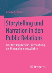 Cover image: Storytelling und Narration in den Public Relations 9783658110116